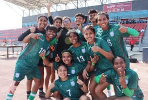 সাফ অনূর্ধ্ব-১৯ নারী চ্যাম্পিয়নশিপ: ভারতকে হারিয়ে ফাইনালের পথে বাংলাদেশ