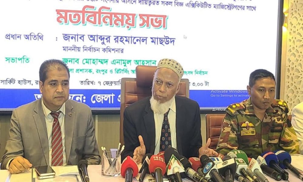 সুষ্ঠু নির্বাচন নিয়ে কোনো শঙ্কা নেই : ইসি মাছউদ