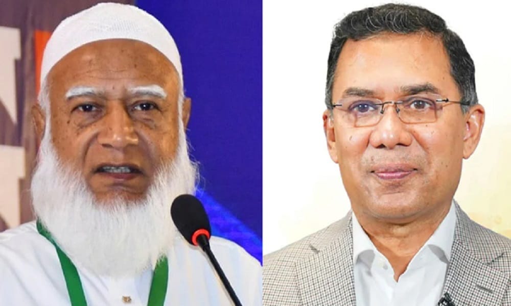 উন্মুক্ত মঞ্চে তারেক রহমানকে সরাসরি আলোচনার আমন্ত্রণ জানালেন জামায়াত আমির